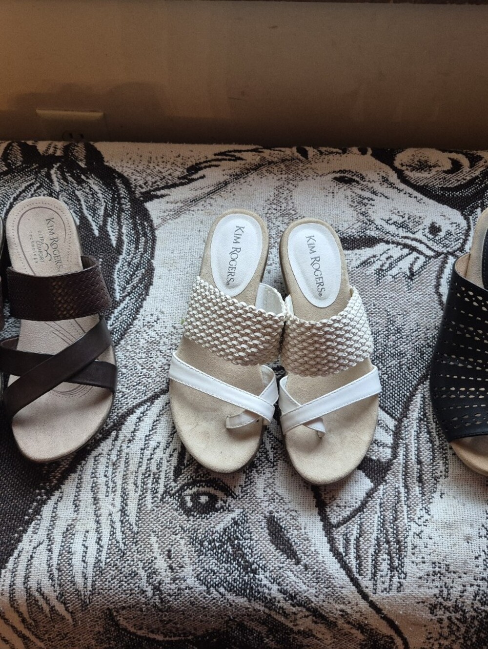 3 Pair Slide Sandals